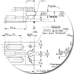 发送零件图纸给客服职员